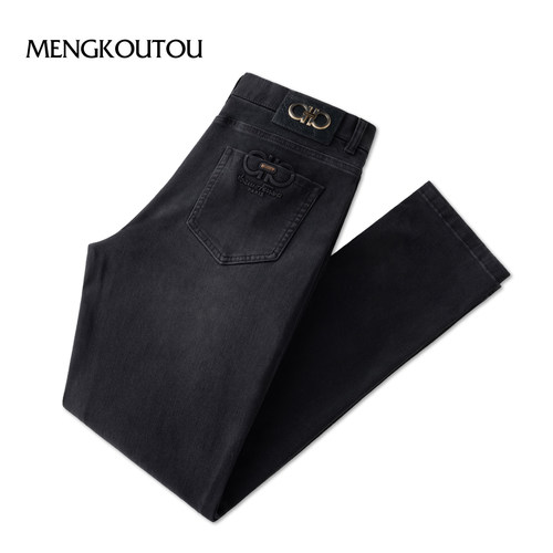 蒙口透时尚百搭新款男士休闲裤