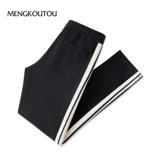 蒙口透男士春秋经典防脏休闲裤