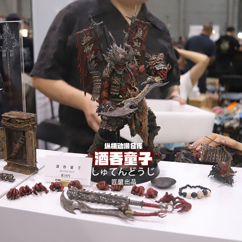 预 匠盟 不朽传奇 MU-IL001 1/12大江山之鬼 酒吞童子 可动人偶