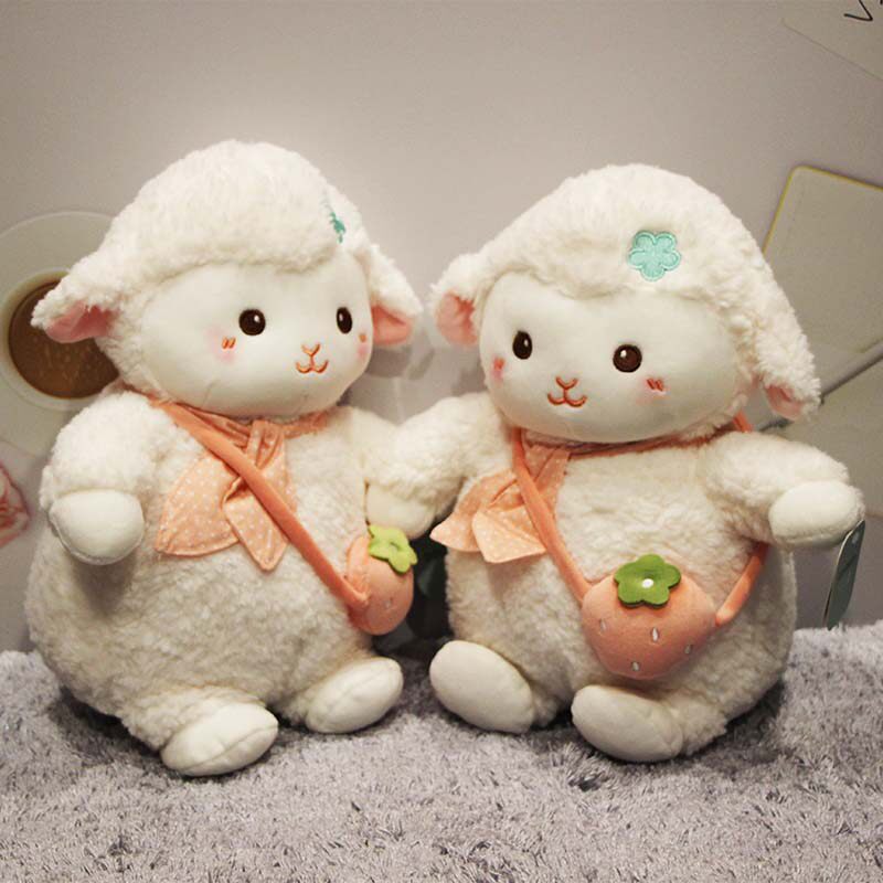 小羊公仔玩偶毛绒玩具女孩抱着睡觉娃娃毛绒绒可爱生日礼物送女生
