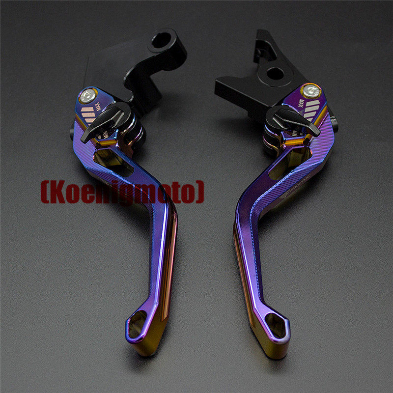 隆鑫摩托车LX200-22/GP150/GP200R改装牛角折叠防摔离合刹车手柄