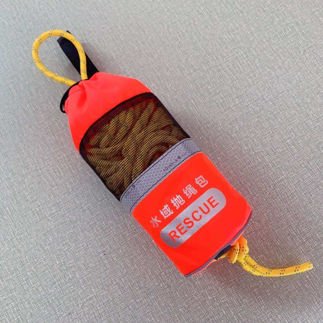 供应nrs款水域救援抛绳包户外救生安全包激流救援绳包带检验报告