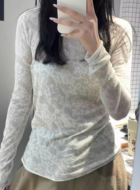 MACQNF正品2025秋新款时尚百搭休闲扎染印花薄款防晒打底MQ22192