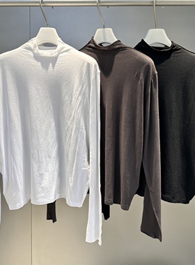 MACQNF正品2025秋冬新款时尚百搭休闲显瘦小高领打底T恤女MQ57128