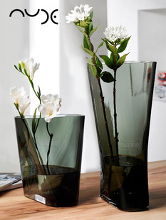 百合花瓶 NUDE土耳其创意手工花瓶 家居摆设花瓶水晶玻璃花瓶