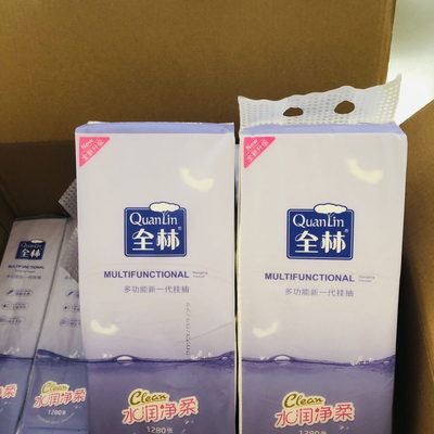 12提整箱全林大包挂墙底部抽纸1280张320抽实惠家用卫生间