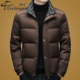 休闲 立领中青年保暖潮流外套时尚 高端国标90白鸭绒男士 羽绒服冬季