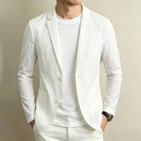 A new casual suit jacket for middle-aged and young business men in spring and summer with sun protection, a thin and fashionable top thumbnail 3