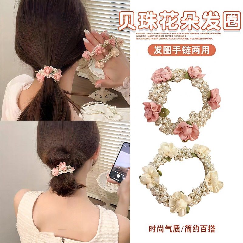 法式玫瑰的庄园油画风贝珠少女