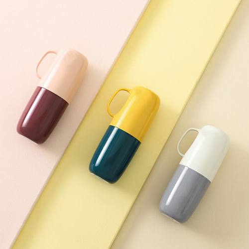 旅行杯子学生漱口杯牙具盒套装