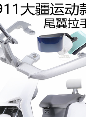 电摩动车雅迪博悦二代大疆DJ9绿佳H3爱玛N500靠背尾翼拉扶手提车