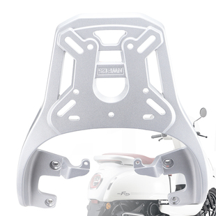 适用五羊本田NWF125尾箱架F125后货架复古后备箱载物铝合金尾架