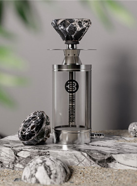 YIMI HOOKAH-NIX小号便携旅行版水烟壶 直径8cm x 高度21.5cm