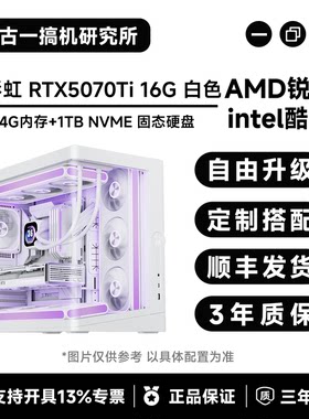 【颜值电脑】AMD9800X3D/270K/七彩虹5070Ti 16G/DIY游戏电脑主机