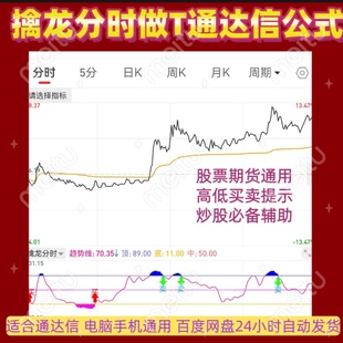 擒龙分时股票期货炒股做T买卖点提示技术分析通达信指标公式热销