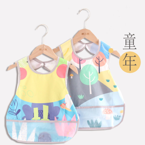 婴儿防水口水巾宝宝吃饭围兜