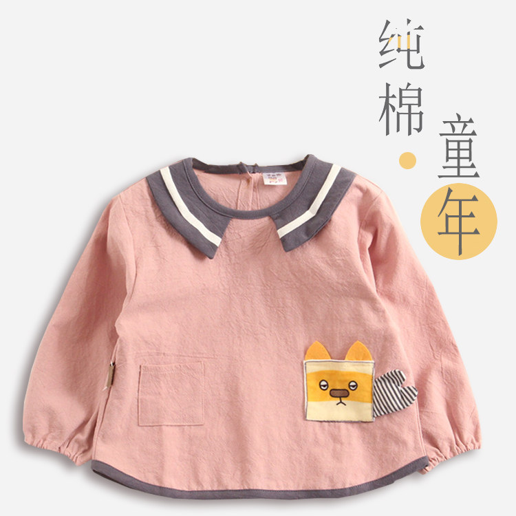 宝宝罩衣儿童反穿衣纯棉防水防脏男孩女孩外穿系扣护衣围兜长袖,童装/婴儿装/亲子装,反穿衣/罩衣,淘宝优惠券,粉丝福利购,淘宝优惠卷