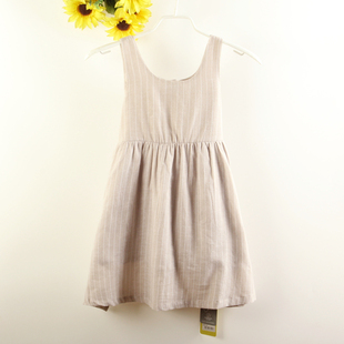 小女孩背心裙 韩版 中小童儿童纯棉连衣裙女童学院风2021夏季 新款