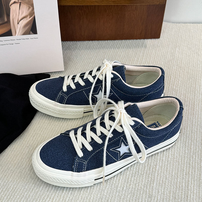 深蓝色低帮男女同款情侣款百搭时尚款潮流新款平底透气磨砂休闲鞋,流行男鞋,帆布鞋,淘宝优惠券,粉丝福利购,淘宝优惠卷