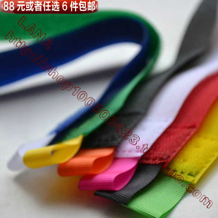 日本km121子母扣魔术贴线收纳 电线捆绑带集线理线扎线带6条 神器