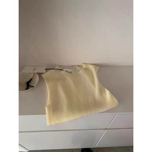 IMISS夏季韩版半高领修身针织背心女无袖针织衫上衣多色可选