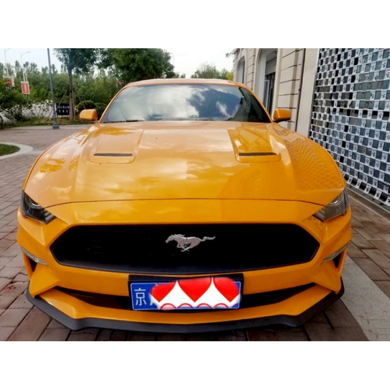 适用18-20款福特野马前牌照板mustang后车牌托转换支架底座改装拖