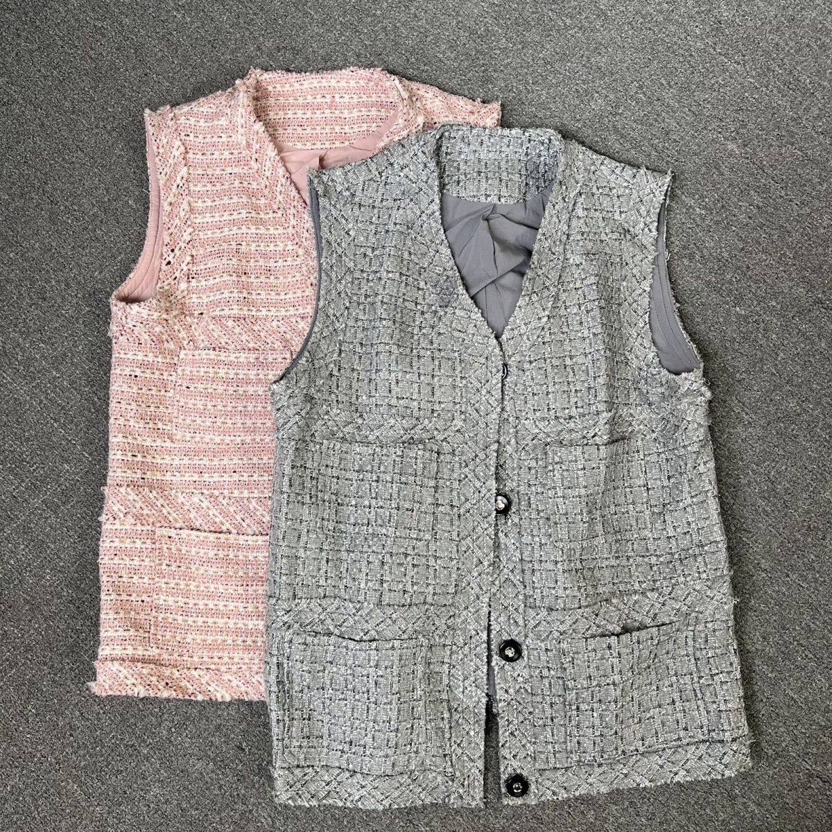 2229撤柜DS春秋外穿秋冬马甲新款背心气质上衣香风无袖外套,女装/女士精品,短外套,淘宝优惠券,粉丝福利购,淘宝优惠卷