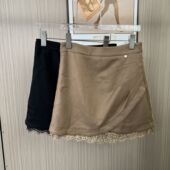 1108撤柜DS半身裙蕾丝拼接显瘦设计防走光短裙