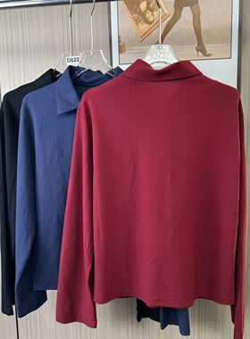 1399撤柜xxq新款T恤百搭秋冬显瘦高领长袖打底上衣