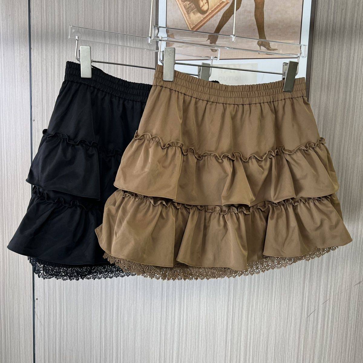 1099品撤柜DS甜美辣妹短裙新款秋冬高腰荷叶显瘦蓬蓬裙蛋糕半身裙,女装/女士精品,半身裙,淘宝优惠券,粉丝福利购,淘宝优惠卷