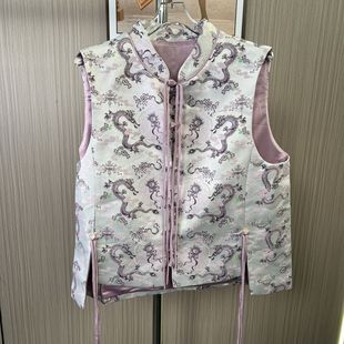 国风刺绣外套 设计款 5167撤柜xxq春秋时尚 无袖