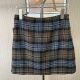1068撤柜DS新款 高腰格子秋冬显瘦设计直筒半身裙格纹短裙