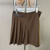 6001撤柜大码 气质短裙显瘦 半身裙新款 女装 百褶高腰百褶裙春秋时尚