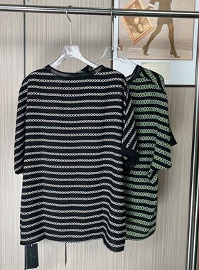 5145撤柜女装CH2026年春季新款通勤时尚休闲百搭印花T恤宽松版