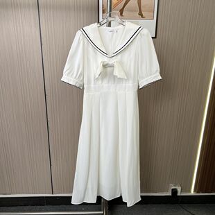 2043撤柜AL撤柜法式小众新款设计气质显瘦连衣裙长裙裙子