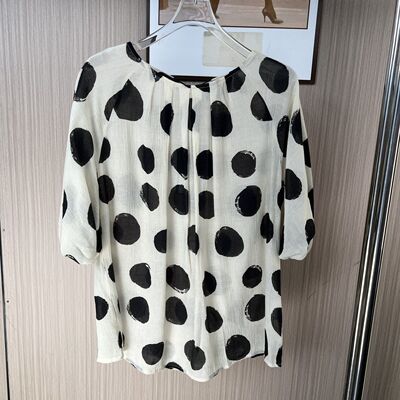 5520品牌撤柜DS夏季短袖宽松衬衫女装一字洋气时尚上衣