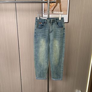 9356撤柜AG女装春秋季时尚设计款休闲高腰牛仔裤