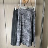 1035撤柜DS春秋时尚 百搭设计款 松紧腰半身裙