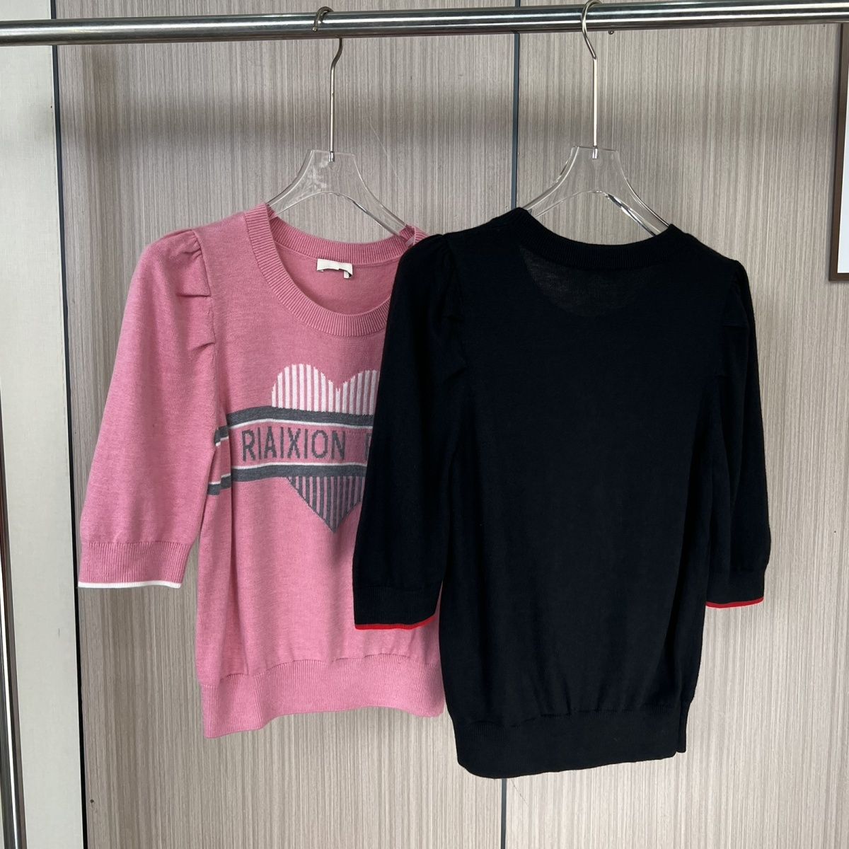 6492品牌剪标时尚圆领针织衫套头新款宽松百搭显瘦打底洋气毛衣