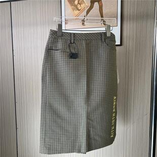 新款 41035撤柜ATU设计女装 长裙腰带半身裙秋装