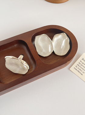 明星同款塞蒂娜之泉耳钉可调节戒指女小众高级感气质耳环戒指套装