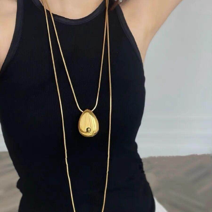 小众设计极简个性金属吊坠项链