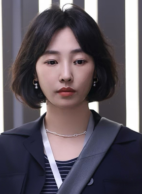 好团圆白百何同款天然淡水珍珠女项链锁骨链小众轻奢高级感毛衣链