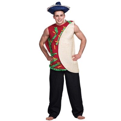 万圣节派对服装搞笑装扮演墨西哥卷饼party costume Mexican roll