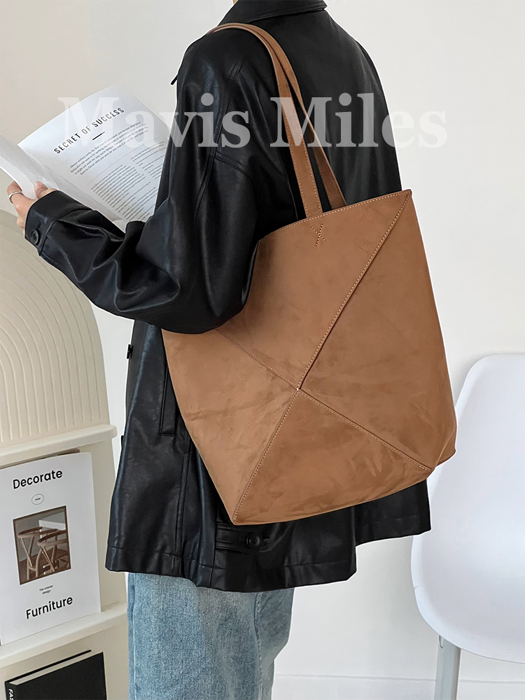 MavisMiles鹿皮托特包