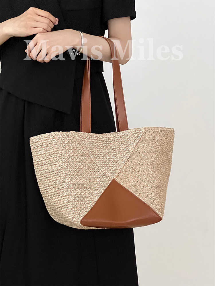 编织通勤大容量沙滩包MavisMiles