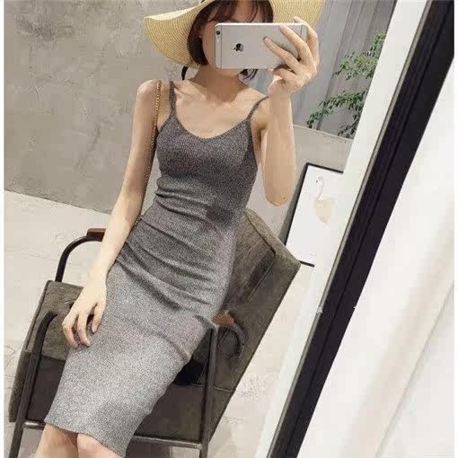 have more cash than can be accounted for Self cultivation Package hip Dress braces skirt longuette Elastic force Self cultivation Show thin Sleeveless Versatile Backing skirtin the Women's clothing/Boutique , T-shirt  category - from Buy2taobao.com to provide professional Taobao agent buy service
