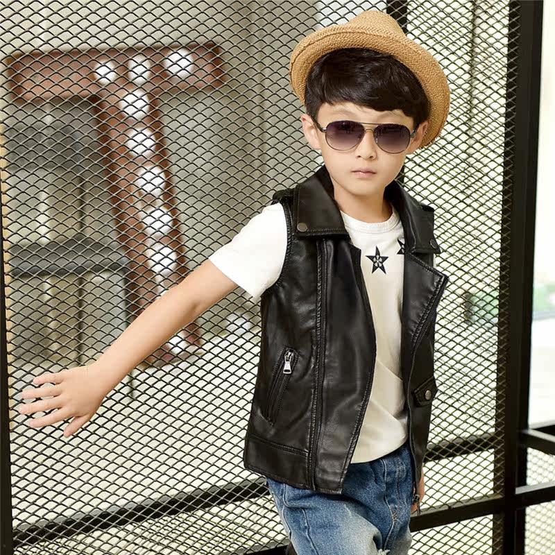 Gilet enfant en cuir - Ref 2069236 Image 3