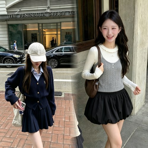 【D901-D1050】KX秋冬百搭连衣裙针织设计师款高定女装时尚1