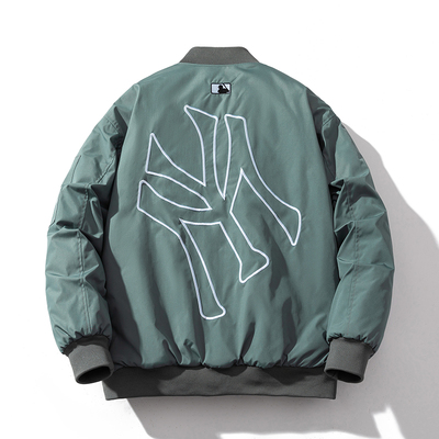 美式休闲飞行员夹克棉服秋